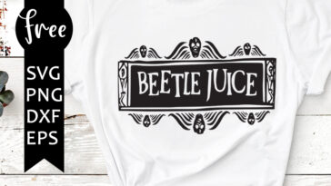 beetlejuice svg free