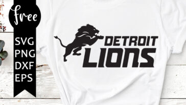 detroit lions svg free